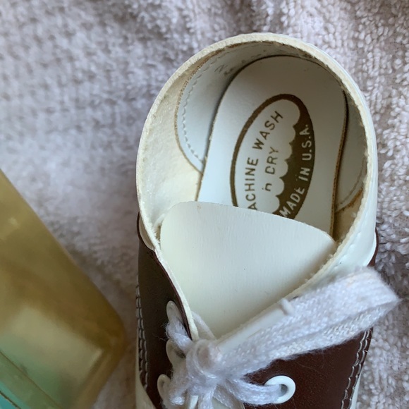 Wee Kids Soft Sole Oxford Baby Shoes Size 2 - Picture 4 of 9